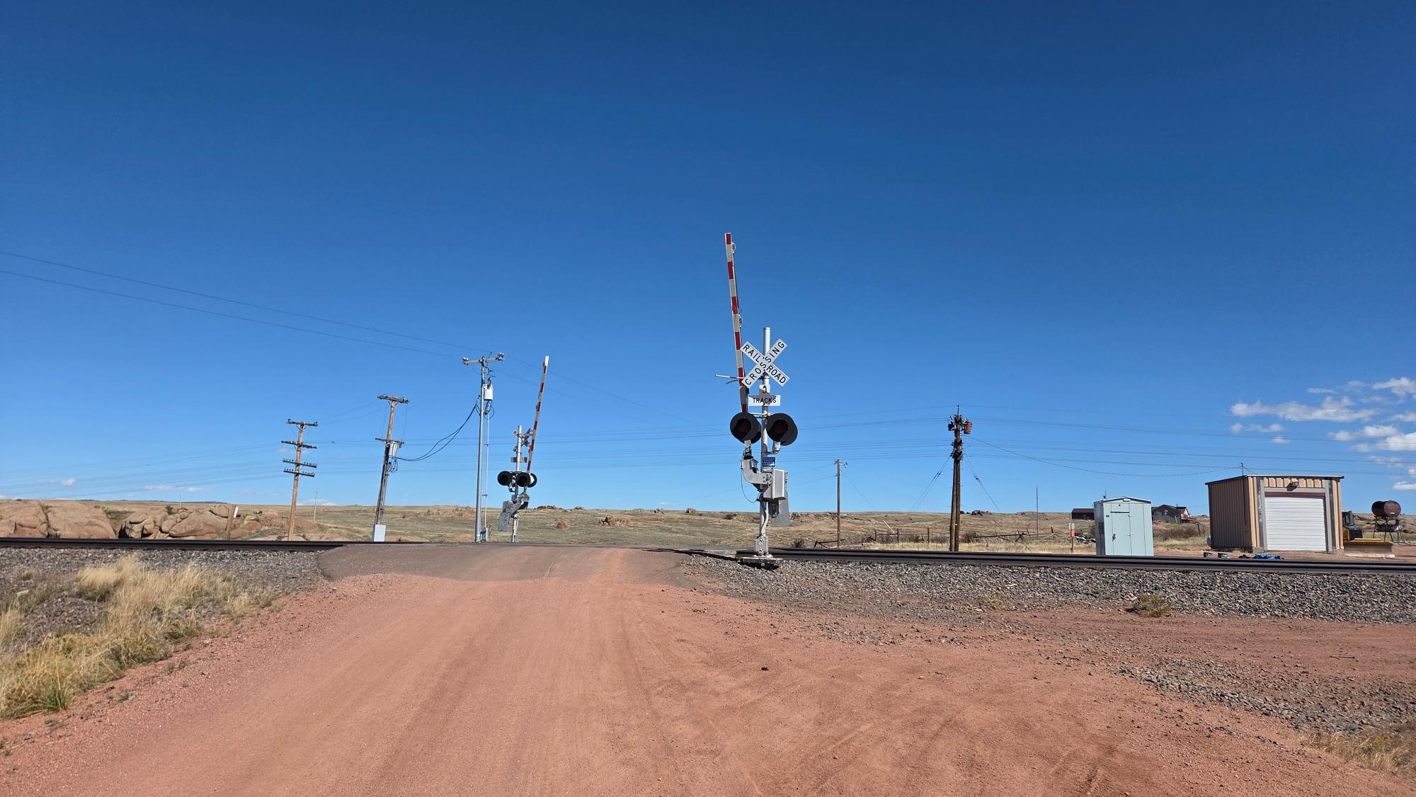 (3) train tracks crossing